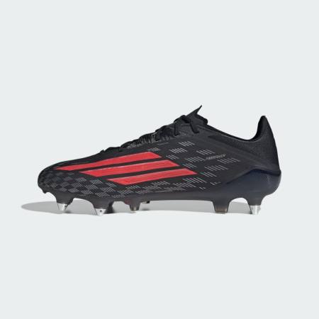 adidas F50 Elite soft ground football Boots - Black/Lucid Red 2