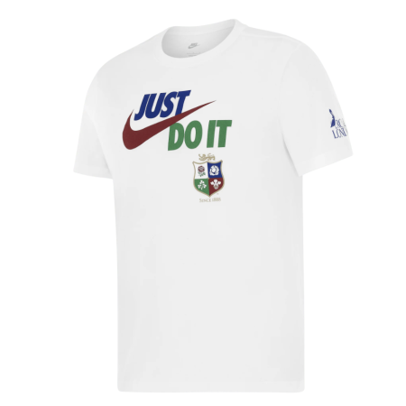 Nike British & Irish Lions Men's Just Do It Tee - White